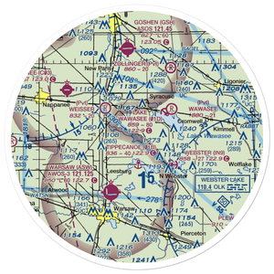 Dewart Lake Seaplane Base (99D) VFR Sectional Sticker (30 mile)