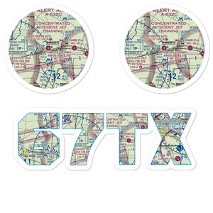 Old Hoppe Place Airport (67T) VFR Sectional Sticker Pack