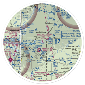 Clear Lake Seaplane Base (57P) VFR Sectional Sticker (30 mile)