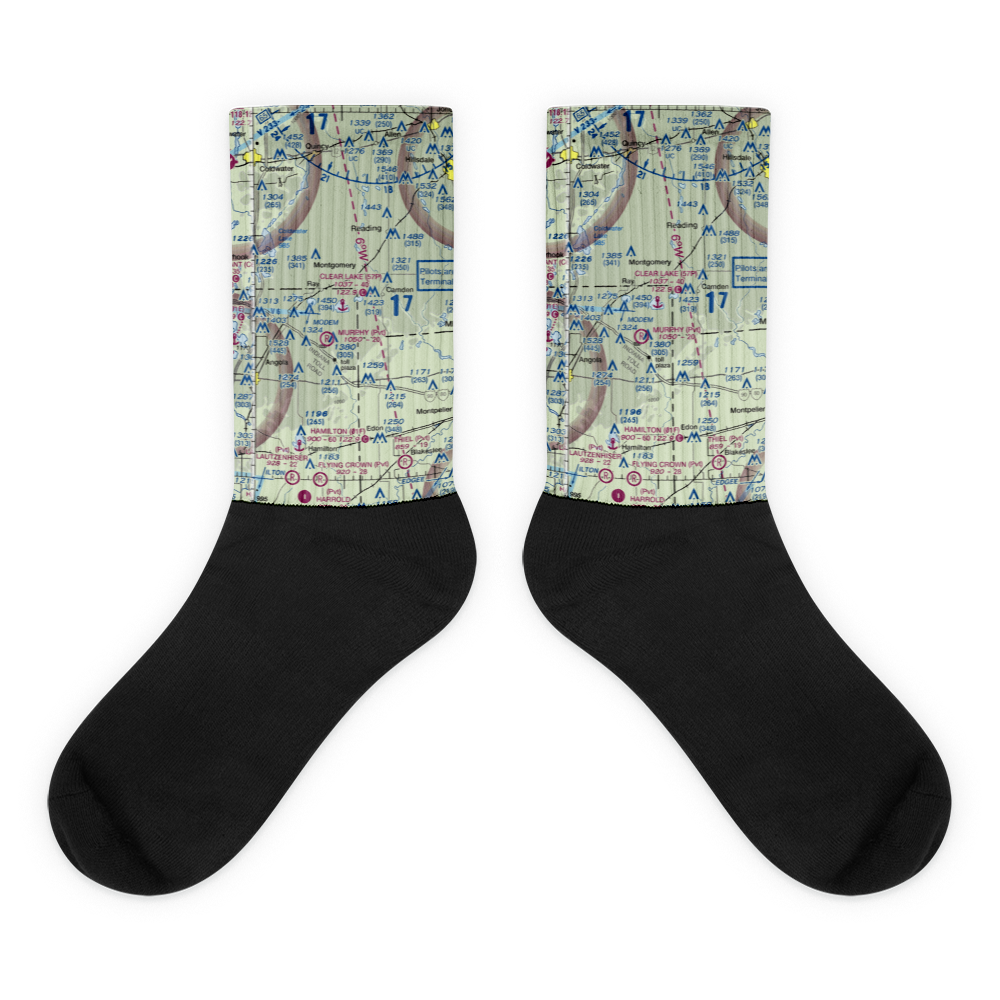 Clear Lake Seaplane Base (57P) VFR Sectional Socks 