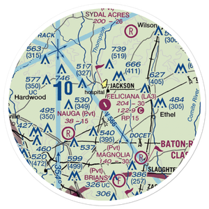 Feliciana Airpark (LA3) VFR Sectional Sticker (20 mile)