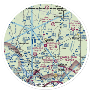 Feliciana Airpark (LA3) VFR Sectional Sticker (30 mile)
