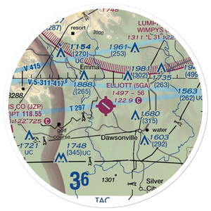 Elliott Field (5GA) VFR Sectional Sticker (20 mile)