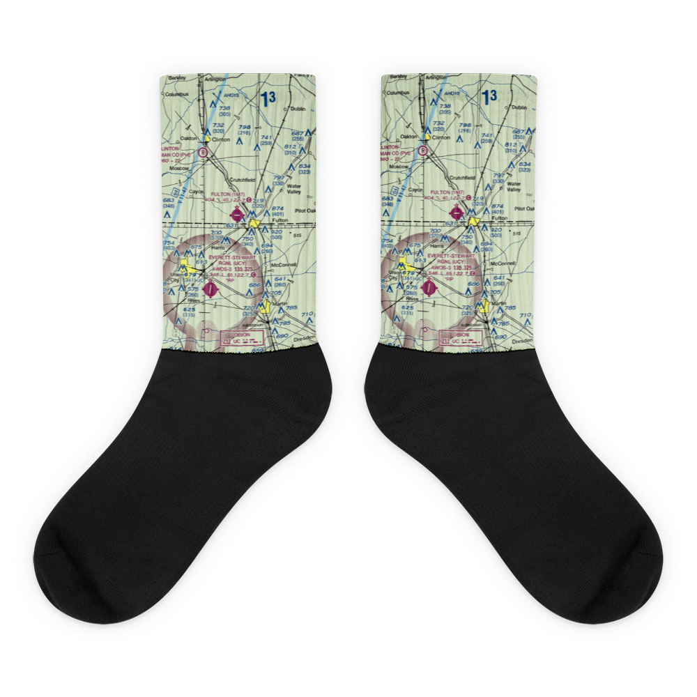 Fulton Airport (1M7) VFR Sectional Socks 
