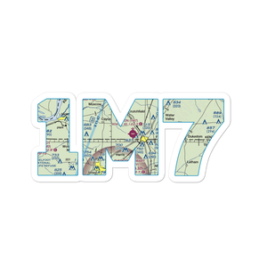 Fulton Airport (1M7) VFR Sectional Sticker