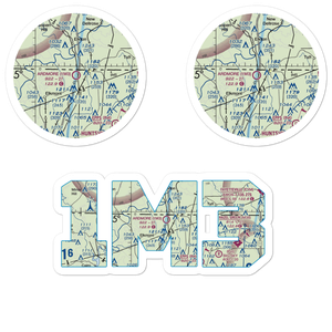 Ardmore Airport (1M3) VFR Sectional Sticker Pack