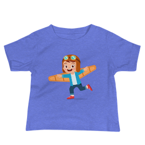 Boy and His Cardboard Wings Baby T-Shirt