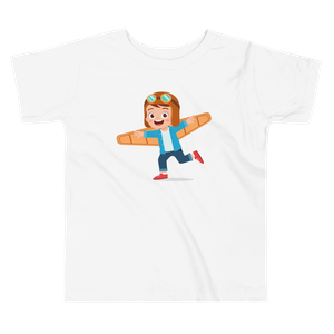 Boy and His Cardboard Wings Toddler T-Shirt