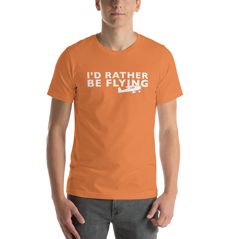 I'd Rather Be Flying Distressed T-Shirt 