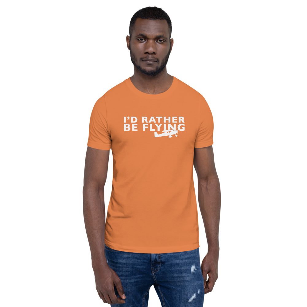 I'd Rather Be Flying Distressed T-Shirt 