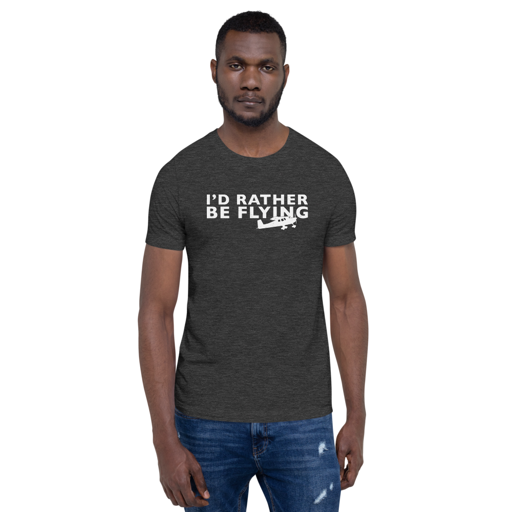 I'd Rather Be Flying Distressed T-Shirt 