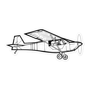RANS S-7S Light Sport Aircraft Sticker