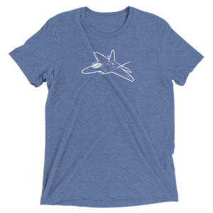 USAF's Dominant F-22 Raptor Tri-blend T-Shirt