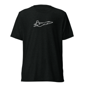 USAF's Dominant F-22 Raptor 2 Tri-blend T-Shirt