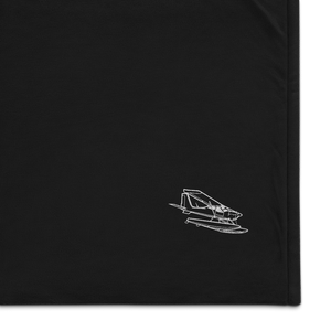 Tecnam P92 Light Sport Aircraft Port Authority Embroidered Premium Sherpa Blanket