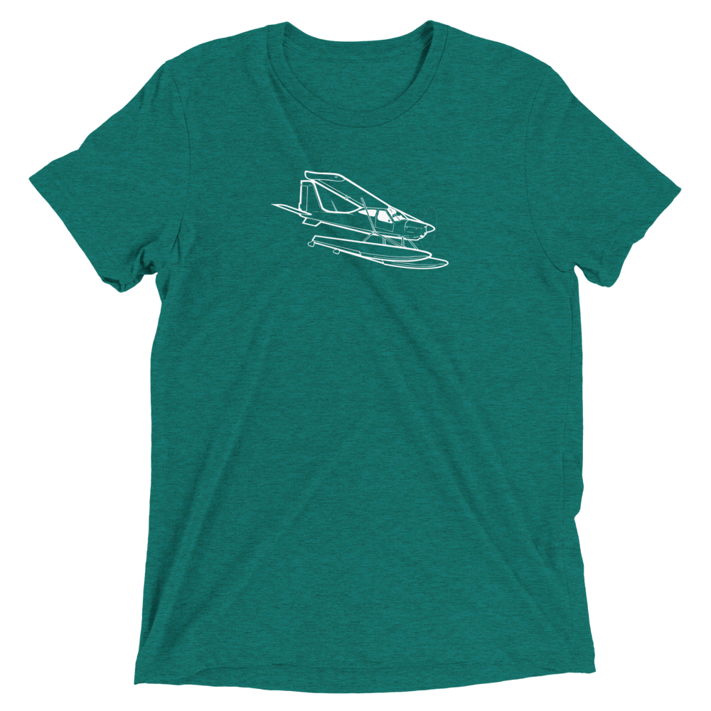Tecnam P92 Light Sport Aircraft Tri-blend T-Shirt 