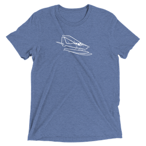 Tecnam P92 Light Sport Aircraft Tri-blend T-Shirt