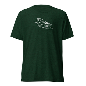 Tecnam P92 Light Sport Aircraft Tri-blend T-Shirt