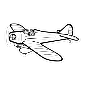 Bowers Fly Baby Homebuilt Aircraft Sticker