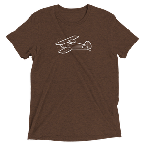 Sporty Homebuilt Bitty Bipe Tri-blend T-Shirt