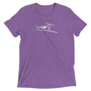 Prescott Pusher: The DIY Sport Aircraft Tri-blend T-Shirt