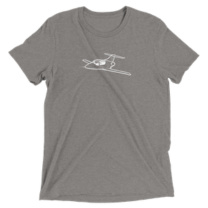 Prescott Pusher: The DIY Sport Aircraft Tri-blend T-Shirt