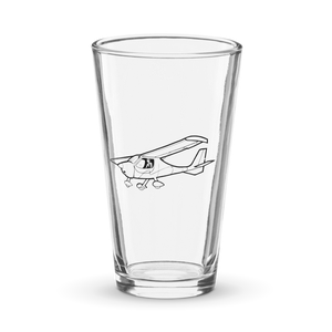 Flight Design LSA Sport Aircraft  Shaker Pint Glass