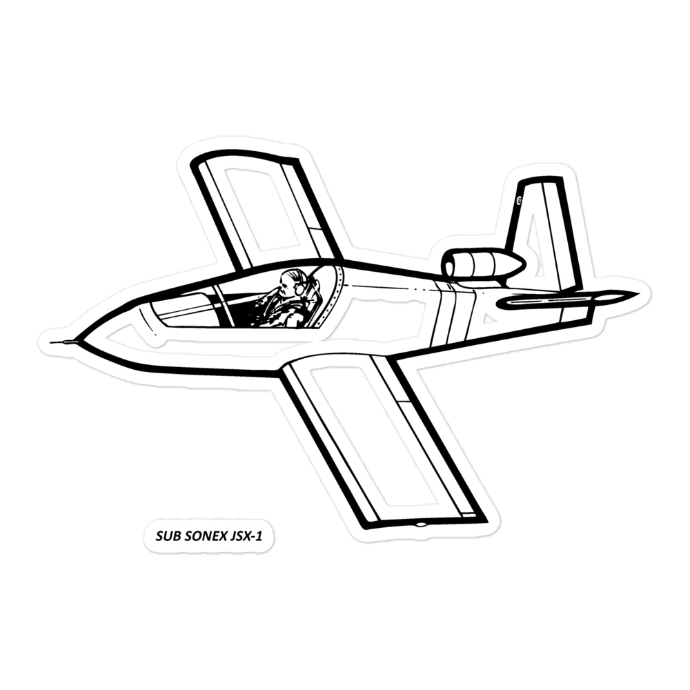 Sonex SUB SONEX JSX-1 Homebuilt Sport Sticker - Sonex Aircraft at Aeroswag