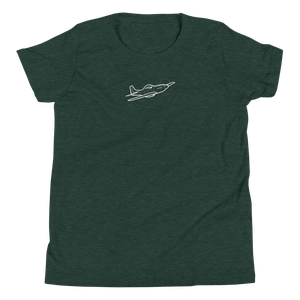 Stewart Mustang Homebuilt Aircraft Youth T-Shirt