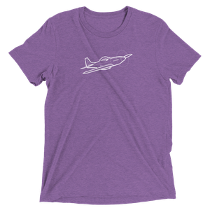 Stewart Mustang Homebuilt Aircraft Tri-blend T-Shirt