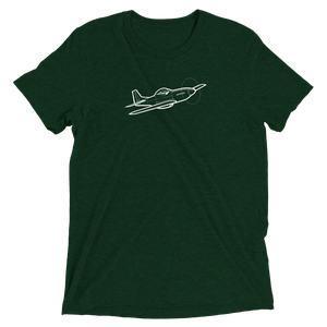 Stewart Mustang Homebuilt Aircraft Tri-blend T-Shirt