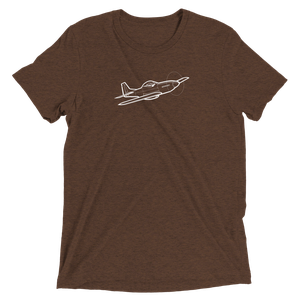 Stewart Mustang Homebuilt Aircraft Tri-blend T-Shirt