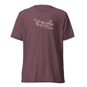 Volksplane Homebuilt Sport Aircraft Tri-blend T-Shirt