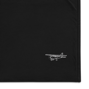 Tecnam P92 Sport Homebuilt 2 Port Authority Embroidered Premium Sherpa Blanket