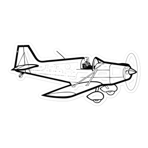 Stits Playboy Homebuilt Aircraft Sticker