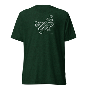 Pitts Special Sport Aerobatic Aircraft Tri-blend T-Shirt