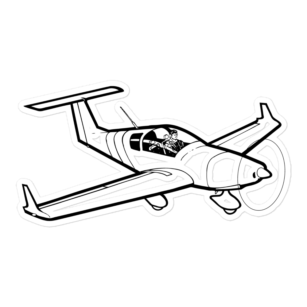 DOVA Skylark Light Sport Aircraft Sticker - DOVA Aircraft at Aeroswag