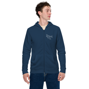 Van's Aircraft Exciting Homebuilt RV-3 SOL'S Unisex Basic Zip Hoodie | SOL'S 01714