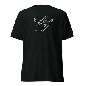 Quickie II Homebuilt Sport Aircraft Tri-blend T-Shirt