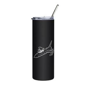 EF-105 Wild Weasel Fighter  Stainless Steel Tumbler
