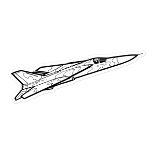 F-111 Aardvark Tactical Bomber Sticker