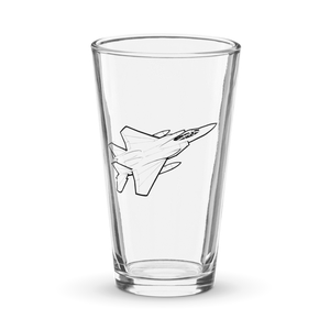 US Air Force F-15 Jet 4  Shaker Pint Glass