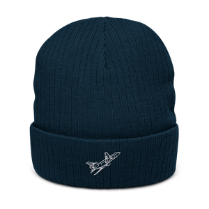 KC-10 Extender Air Refueling Jet Atlantis Recycled Cuffed Beanie