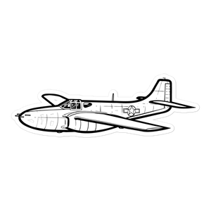 P-59 Airacomet - First US Jet Fighter Sticker