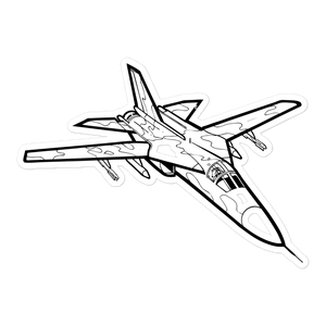 General Dynamics F-111 Aardvark 3 Sticker