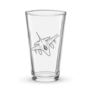 F-16 Fighting Falcon  Shaker Pint Glass