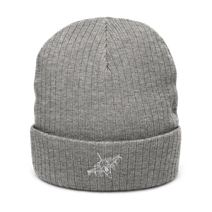 F-16 Fighting Falcon Atlantis Recycled Cuffed Beanie