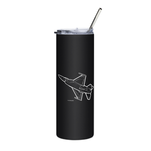 Air Force Jet F-16 5  Stainless Steel Tumbler