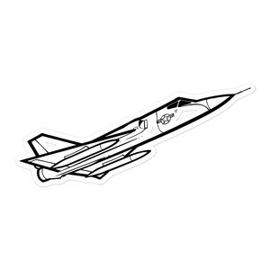 USAF's F-106 Delta Dart Sticker