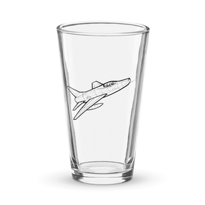 USAF's F-100 Super Sabre 3  Shaker Pint Glass